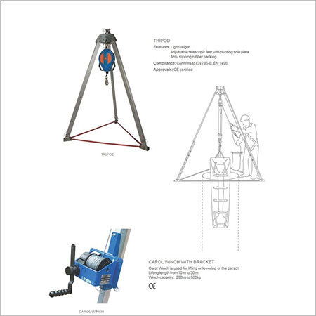 TRIPOD WITH WINCH