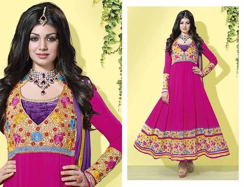 Georgette Embroidery Dress material