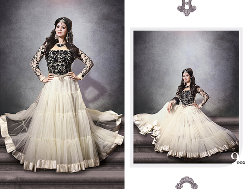 Designer Embroidery Anarkali Dress Material