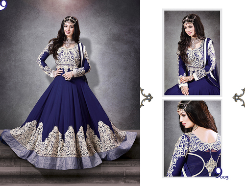 Designer Embroidery Anarkali Dress Material