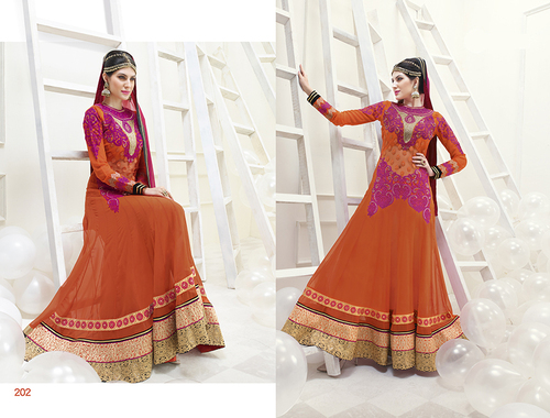 Designer Embroidery Dress Material