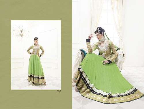 Designer Embroidery Dress Material