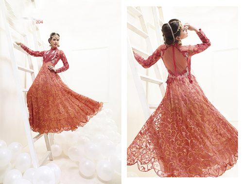 Designer Embroidery Dress Material