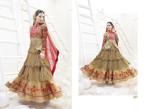 Designer Embroidery Dress Material