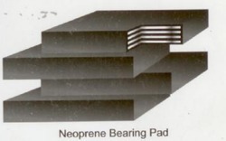 Neoprene Bearing Pad - Neoprene Rubber, Varied Sizes, 60 Shore-A Hardness | Uniform Load Transfer, Vibration Dampening, Abrasion Resistant, Easy Installation