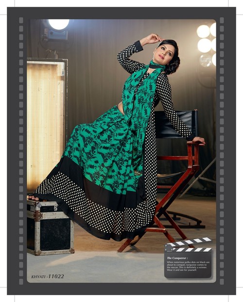 Styloce Multi Color Bacardi Silk Designer Printed Saree - 5.5m Length, 1.1m Width, Teal | Elegant Design, Soft Fabric, Vibrant Prints, Comfortable Wear