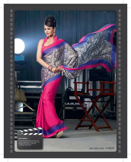 Styloce Multi Color KhayatiDesigner Printed Saree