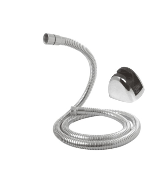 CP Shower tube with hook