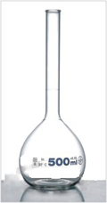 Volumetric Flask With Rim Without Stopper ISO 1042, DIN 12664, Class A.