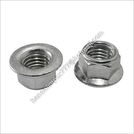 Steel Lock Flange Nut DiN 6927