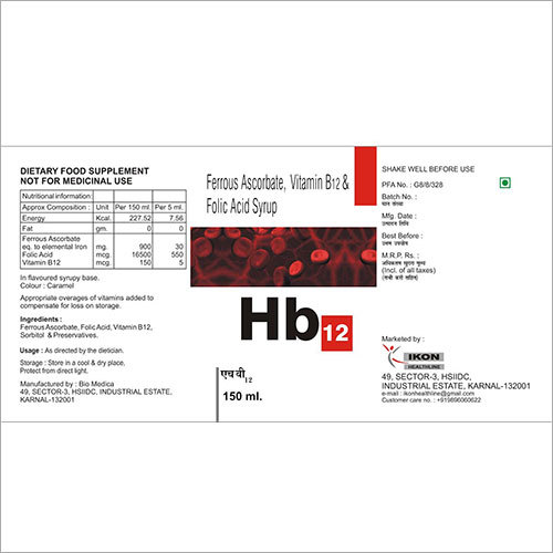 Ferrous Ascorbate Syrup