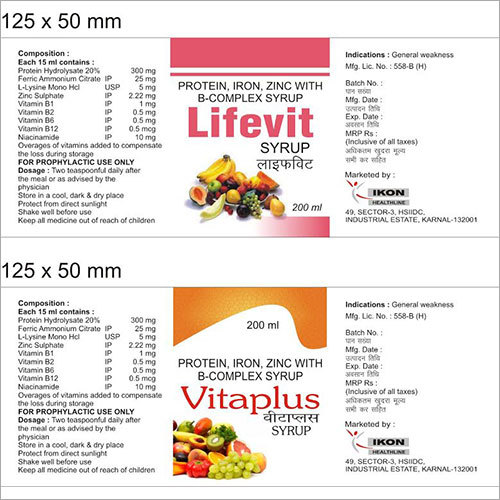 Vita Plus Syrup Multivitamins