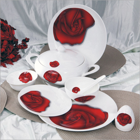 Printed Bone China Dinner Sets