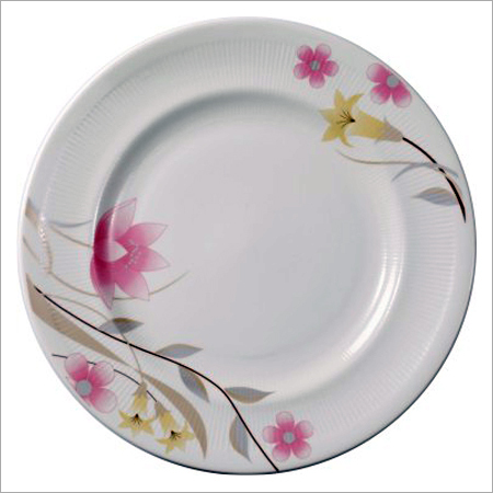 White Bone China Dinner Plates