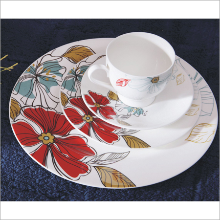 Flower Print Bone China Dinner Sets