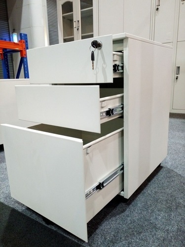 Under Desk 3 Drawer Mobile File Cabinet