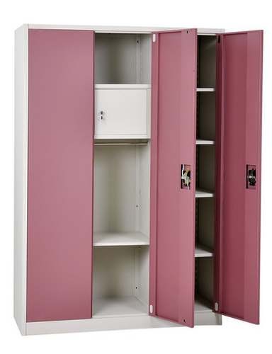 Modern Design 3 Door Metal Bedroom Wardrobe