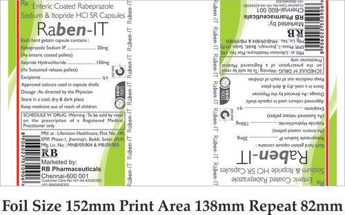 Raben IT Tablet - Aluminum Foil 152mm, Green | FDA Compliant, Wide Print, Durable, Easy Use, Cost Effective