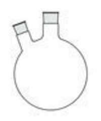 Flasks Round Bottom, Two Neck