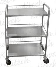 Three Shelves Instrument Trolley
