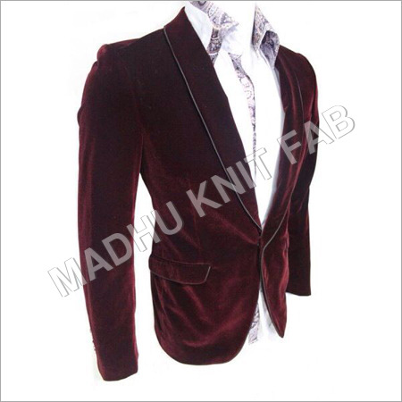 Designer Mens Velvet Coat