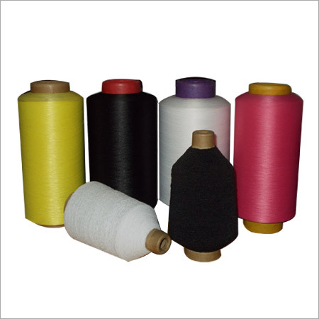 White Polyester Spandex Yarn