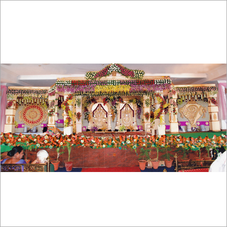 Wedding Stage Flower Decoration