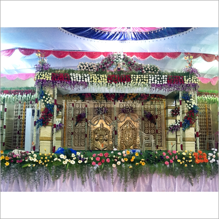 Wedding Stage Flower Decoration