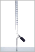 Burette with Screw Type Needle Valve PTFE stopcock