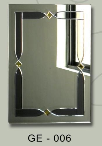 GE-006 - Polished Glass, Rectangular Wall-Mounted | Elegant Design, Reflective Surface, Easy Installation