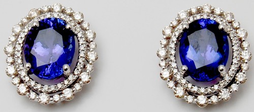 Aaa Tanzanite Stud Earring Indian Exporter Gender: Women'S