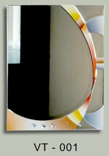 Vt-001 - Glass Vertical Square Wall Mirror, Wall Mount | Modern Design, Easy Install, Enhanced Decor, Versatile Use
