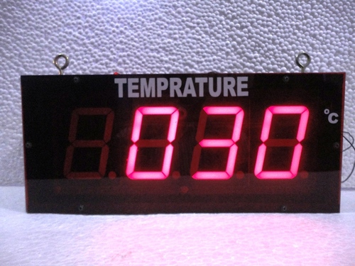 Temperature Indicator - 4 Inch Height, 4 Digit Display, 220V AC Input, Sensors: J Type, K Type, PT100, RTD | Digital, Durable Design, High Accuracy, Easy Reading, Low Maintenance