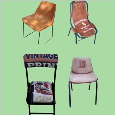 Leather, Rexine and Canvas Chairs