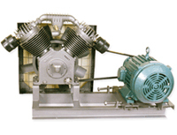 Lubricated Base Mounted Air Compressors