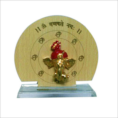 Gold Plated Ganesha Yantra