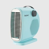 Skyline Fan Heater - 1000/2000w | Adjustable Thermostat, Overheat Safety Cut-out, Cool Airflow, Portable Design
