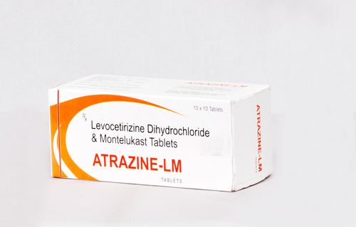 Levocetirizine Dihydrochloride 5mg Montelukast 10 mg tablets