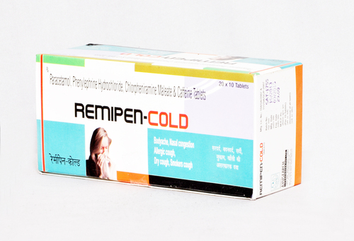 Paracetamol 325mg + Phenylephrine HCI 10mg + Chlorpheniramine Maleate 2mg + Caffeine30mg tablets