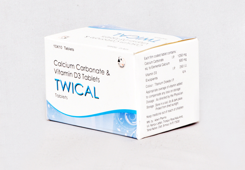 Calcium carbonate & Vit D3 tablets