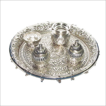 Silver Pooja Thali