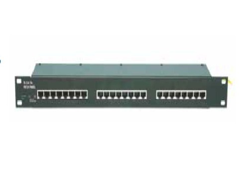 DL-Cat. 5e PATCH PANEL Surge protection for Ethernet Cat. 5e or Cat. 6