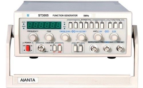 Plastic 5Mhz Function Generator With Frequency Counter