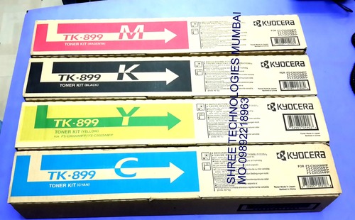 Kyocera TK 899 Toner Cartridge - Plastic, 10 x 59.7 x 9.5 cm | For Laser Printers, Compatible with FS C8020/25/52 MFP Models