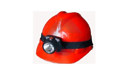 Helmet with Head Lamp