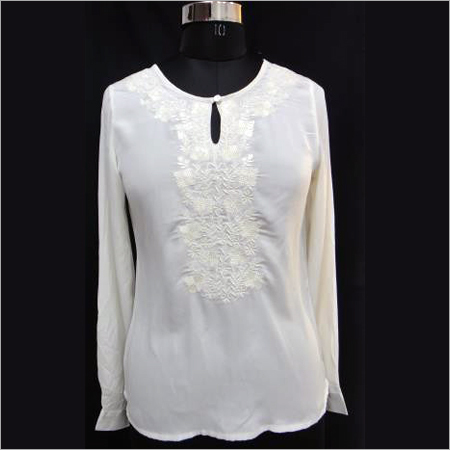 Polyester Crepe Kurti