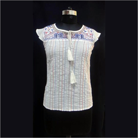 Cotton Crepe Top