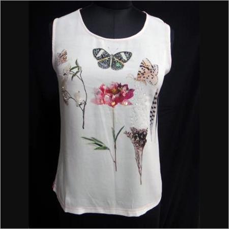 Printed French Crepe