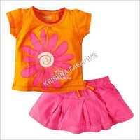Baby Skirt Top - Cotton, 6-12 Months, 7 Inch Skirt, 9 Inch Top, Lightweight, Skin Friendly, Soft Fabric