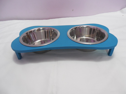 Wooden Double Diner Pet Bowls